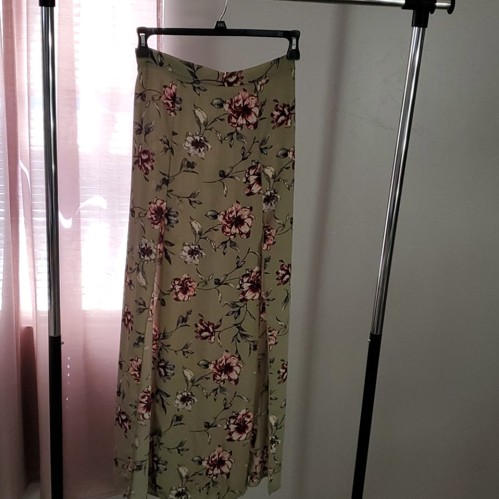 Green Maxi Skirt